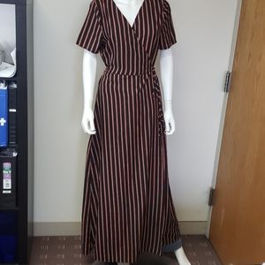 NWOT Sage The Label Maxi Wrap Dress